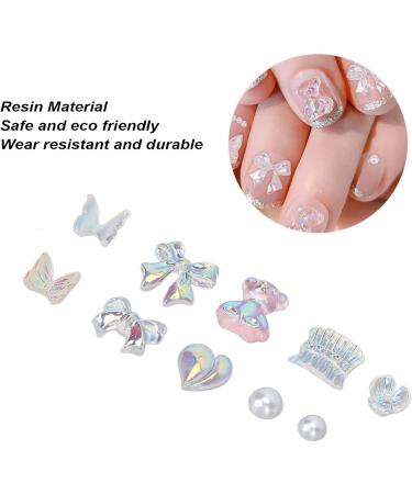 Nail Resin Decoration Bear Nail Art Decor Bear Cute Shiny Delicate Bow Bear Shaped for Nail Ornament Accessories for Home and Nail Salon Nails Bead Charm Gems for Manicure Craft Art - Buy Online on GoSupps.com