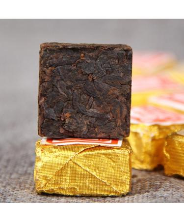 HQZM Yunnan Puer Small Golden Tea Stone Mature Puer Small Tea 250gbox Mature Puerh Black Tea - Buy Online on GoSupps.com