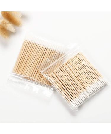 TOSSPER 100 Cotton Swabs - Eco-Friendly Wooden Stick Cleaning Swabs for Home & Travel - Buy Online on GoSupps.com