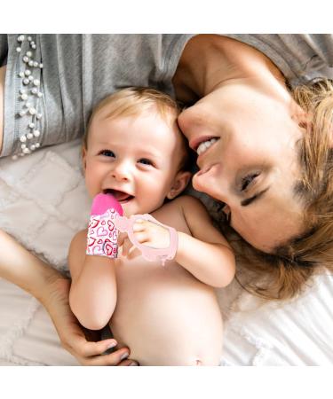 Vicloon Baby Bite Gloves & BPA-Free Bite Ring Toy | Soothes Gums for 0-6 Months | Soft Safe & Durable - Buy Online on GoSupps.com