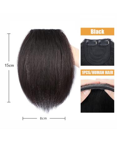 Premium 6 Clip-In Human Hair Extensions for Women - Black | International Shipping Available - Buy Online on GoSupps.com