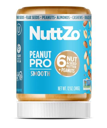 Nuttzo Peanut Pro 7 Nut & Seed Butter Smooth 12 oz (340 g)