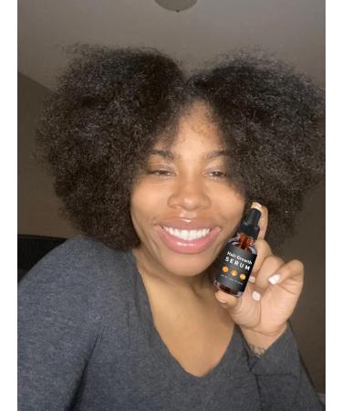 Allurium Hair Growth Serum for Black Women - African Formula with Natural Ingredients for Longer, Thicker Hair - 2 Bottles - Buy Online on GoSupps.com