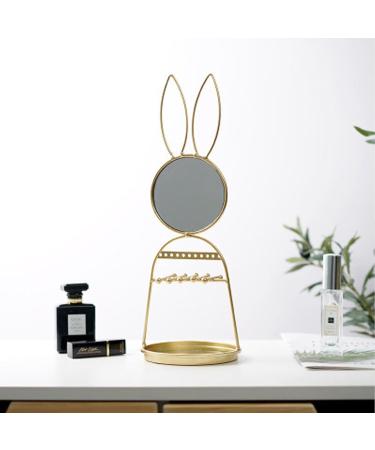 Fofetbfo Evil Eyes Makeup Mirror Jewelry Organizer Holder Jewelry Tower Evil Eye Jewelry Stand Holder Necklace Earring Holder Organizer for Women Girls(#1) - Buy Online on GoSupps.com