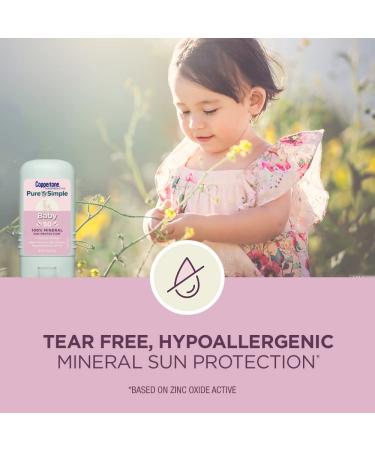 Coppertone WaterBabies SPF 50 Sunscreen Spray & Pure and Simple Stick Bundle (6oz Spray & 0.49oz Stick) - Buy Online on GoSupps.com