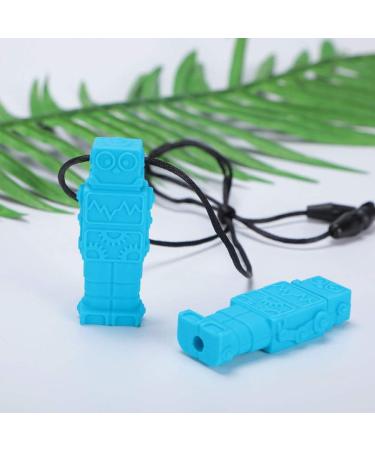 Yinlang Sensory Chew Necklace - 4-Piece Silicone Chewy Stick Toys for Kids | Durable Chewing Tool & Bite Ring - Buy Online on GoSupps.com