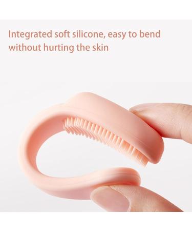 Facial Scrubber for Face | Silicone Finger Handheld Face Cleansing Brush | Space Saving Face Wash Brush for Travel Soft Face Cleansing Brush for Cleansing Pochy Lotus Root Powder - Buy Online on GoSupps.com