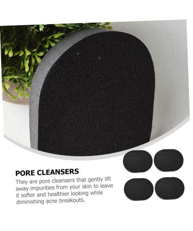 FRCOLOR 20 pcs Face Wash SPA Cleansing Sponges | Deep Cleansing & Exfoliating Facial Pads | Black Makeup Remover Beauty Rounds - Pack of 1 - Buy Online on GoSupps.com