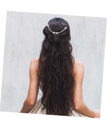 DOITOOL 1pc Hair Comb Hair Accessory for Women Bridal Hair Clip Hair Decorative Comb Styling Hair Clips Hair Bun Padding Wedding Headband Pearl Hair Bride Alloy Flowers Hair up - Buy Online on GoSupps.com