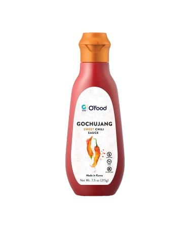 Chung Jung One O'Food Gochujang Sweet Chili Sauce, Gluten Free, Vegan, No Corn Syrup, 7.5oz (215g), 1 Pack