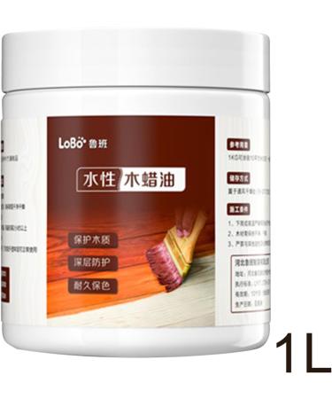Wood Finishing Wax | Outdoor Natural Wood Wax Furniture Wax Coating Agent Shiny | Protective Glossy Wood Cleaner for Cabins Cabinets Fences Wood Floors 1l - Buy Online on GoSupps.com
