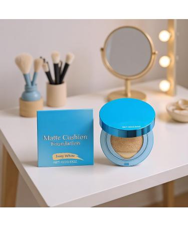 Makeup Foundation Cushion Sweat-Resistant Concealer Cushion for Girls - Long-Lasting Concealer Cream for Parties Beach Outdoors School and Business Travel - Buy Online on GoSupps.com