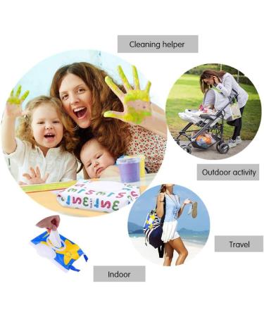 Joyous Journey 4-Pack Portable Wet Wipe Pouch Dispenser Reusable Baby Diaper Wipe Holder Refillable Personal Travel Clutch Dispenser Holder | Keeps Wet Wipes Moist - Buy Online on GoSupps.com