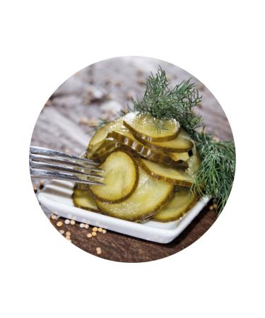 East-Euro Fermented Sliced Cucumber 6-Pack Jar | Traditional Pickling Method | 670g - Buy Online on GoSupps.com