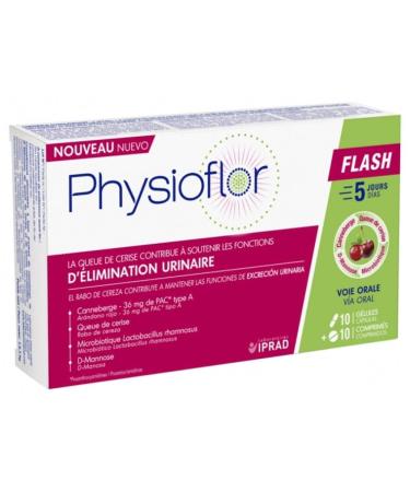 yhn Flash 10 Capsules + 10 Tablets for Urinary Comfort Action to Relieve unpleasant Sensations Related to Urinary discomfort a Disorder Affecting Many Women After a Certain Age.
