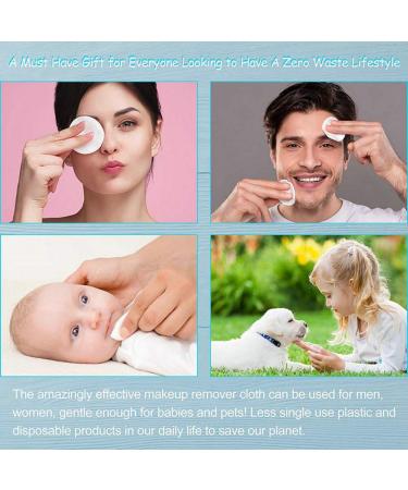 16 Super Soft Washable Sliming Pads | Eco-Friendly Bamboo & Cotton Makeup Removal | Reusable Facial Cleaning | Perfect Ecological Gift - Buy Online on GoSupps.com