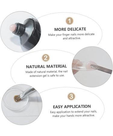 Healeved 2 Sets Nail Extension Glue Set Nail Builder Gel Kit Manicure Kit Manicure Extension Gel Manicure Nail Art Lamp Nail Enhancement Trial Kit Nail Kits Nail Lamp Plastic Strengthen - Buy Online on GoSupps.com