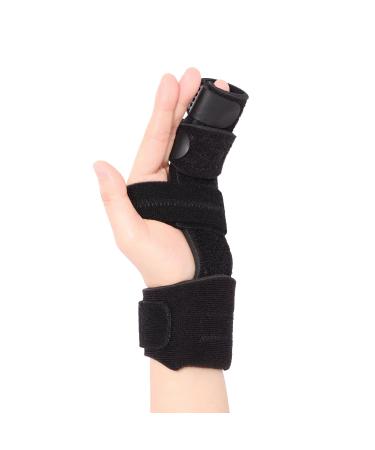 Pinky Finger Splint  Boxer Fracture Splint  4th & 5th Metacarpal Brace  Hand Splint for Broken Finger  Trigger Finger Brace  Adjustable 2 Finger Brace for Arthritis  Tendonitis  Mallet Finger(S/M)