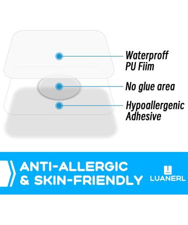 50 PCS Waterproof Stickers for Freestyle Libre 3 Sensor Covers - Durable Adhesive CGM Patches - Buy Online on GoSupps.com