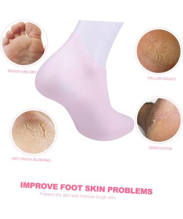 Beavorty 2 Pairs Protective Socks Moisturizing Stocking Beauty Socks Foot Care Socks Foot whitening Socks spa Moisture Socks moisturizing Cotton Socks Miss Heel Sleeping Socks sebs - Buy Online on GoSupps.com