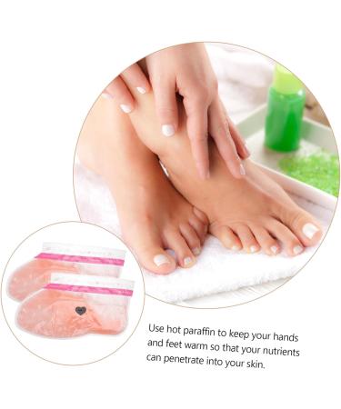 minkissy 2 Pairs Wax Gloves Hand Feet Wax Cover Wax Bath Hand Mitts Plastic Paraffin Socks Wax Treatment Hand Gloves Grooming Gloves Foot Care Supplies Liner Bag Keep Warm Pe Bag - Buy Online on GoSupps.com