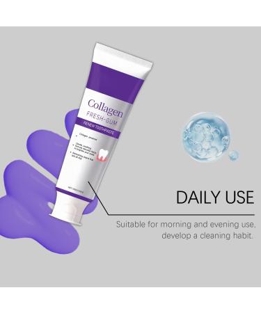 Dentifrice Blanchissant Violet Au Collag ne Dentifrice Violet Pour Le Blanchiment Des Dents Color Corrector Booster De Blanchiment Des Dents Blanchiment Dentaire Violettes Dentifrices De Nettoyage (1) - Buy Online on GoSupps.com