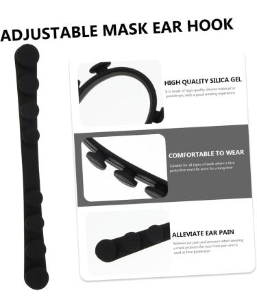Frcolor 6-Pack Silicone Ear Hook Extenders | Anti-Leak & Reusable Mask Extension Buckles for Comfort - Slip-Resistant Design - Buy Online on GoSupps.com