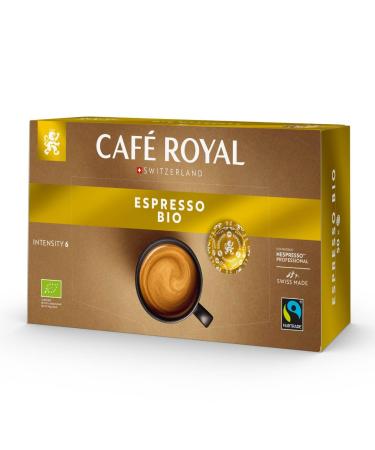Caf Royal Caf Royal Organic Espresso 50 Coffee Capsules Compatible with Nespresso Professional System 300g