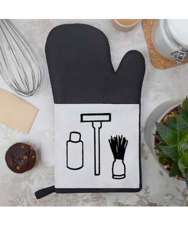 Azeeda Razor Lotion & Brush Oven Glove - Premium Heat-Resistant Mitt for Baking & Grilling - International Shipping Available - Buy Online on GoSupps.com