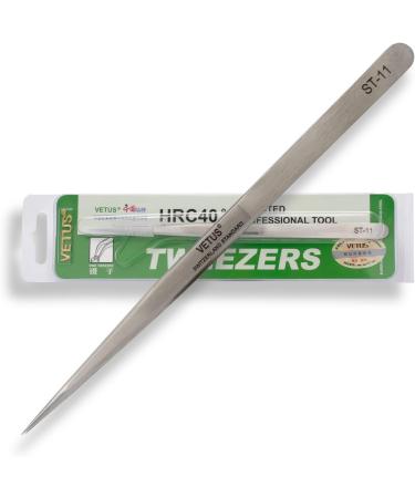 P-Beauty Vetus Eyelash Tweezers ST-10 | Perfect for Individual & Volume Extensions | Protective Cap Included | International Shipping Available - Buy Online on GoSupps.com