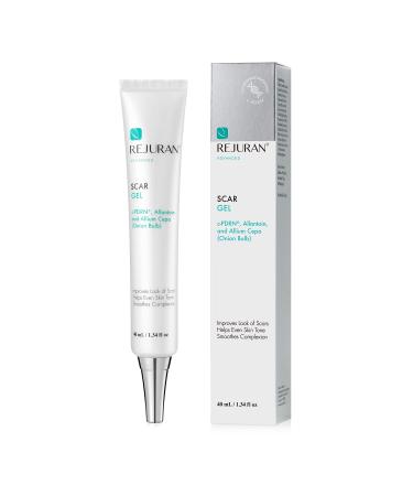 Rejuran Advanced Scar Gel Clinical-Grade Formula with c-PDRN Hyaluronic Acid For New and Old Scars Surgical Scars Acne Scars 1 Pack