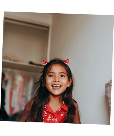 ABOOFAN 12 Pairs Christmas Ball Hairpin Santa Hair Clips Christmas Hairpin Horn Hair Clips Christmas Deer Hair Clip Christmas Party Headpiece Xmas Decor Antlers Bag Cloth - Buy Online on GoSupps.com