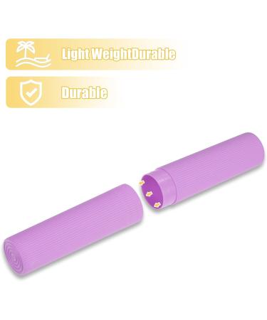Buy VOCOSTE Vertical Stripe Toothbrush Case - Travel-Sized Plastic Holder for Business & Personal Use | Purple 7.87 x 1.18 - Buy Online on GoSupps.com