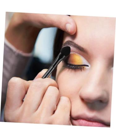 VINTORKY 30pcs Double Ended Eyeshadow Brush Cosmetic Tool Bling Makeup Brushes Sponge Black Artificial Fiber - Buy Online on GoSupps.com