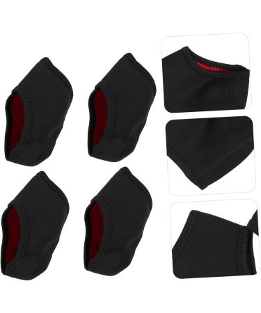 Didiseaon Heel Warmers | Comfortable Achilles Cushion & Support - Thermal Fabric Socks for Men & Women - Breathable Black Heel Sleeves (2 Pairs - Buy Online on GoSupps.com