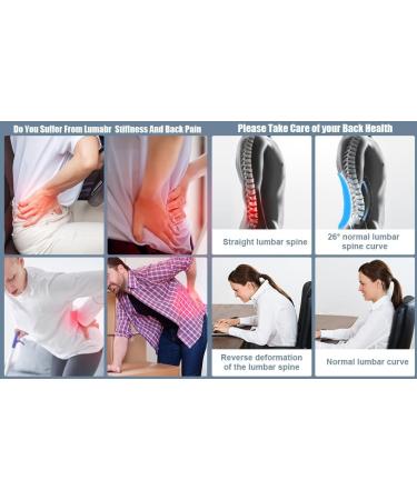 Back Extensor for Pain Relief with Magnet | Adjustable 3-Stage Back Massager | Sciatica & Lower Back Pain Relief | Spinal Decompression Solution - Buy Online on GoSupps.com