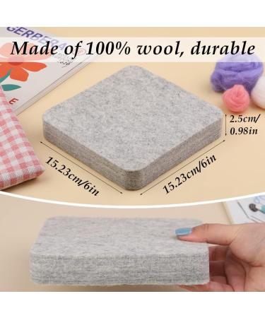 122 Pcs Needle Felting Kit with 3 Sizes Needles, Wood Handles, and Wool Cushion - Complete Set for Basic Felting - Buy Online on GoSupps.com