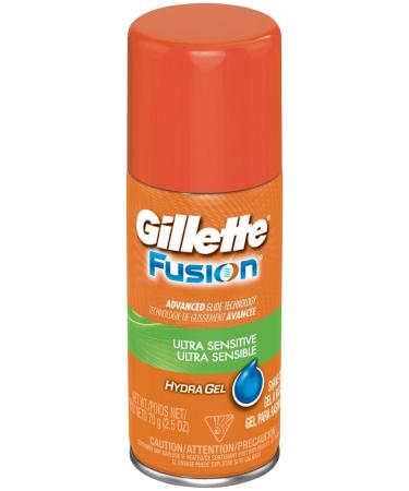 Gillette Fusion Hydra Gel Ultra Sensitive Shave Gel - 2.5 oz