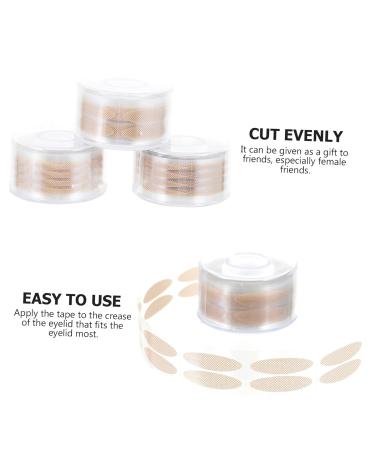 Angoily 3 Rolls Reel Double Eyelid Stickers Mesh Eyes Tapes Big Eye Tapes Double Eyelid Tapes Decal Invisible Double Eyelid Eyes Beauty Tapes Olives Cosmetic Double Eyelid Fiber - Buy Online on GoSupps.com
