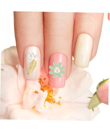 FRCOLOR Nail Decor 2 Boxes Nail Art Accessories Pearl Studs Pearl Jewelry Trendy Decor Pearl Nail Ornaments Nail Studs Charms Nail Jewelry Diy Pearl Flower Japanese Alloy Flower Nail Charm - Buy Online on GoSupps.com