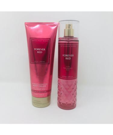Forever Red Duo set bundle Fine Fragrance Mist and Body Cream full size