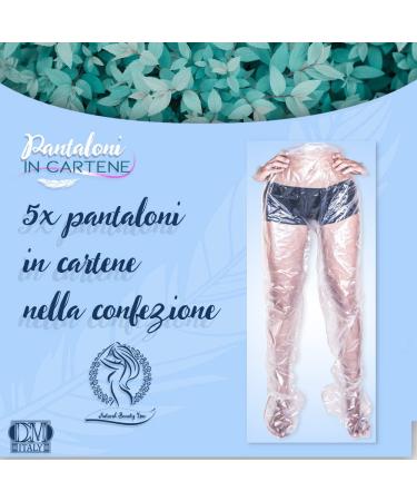 Cartene Pants for Mud & Anti-Cellulite | Made in Italy | 5 Pieces for Aesthetic Skin Treatments & Professional Pressotherapy - Buy Online on GoSupps.com