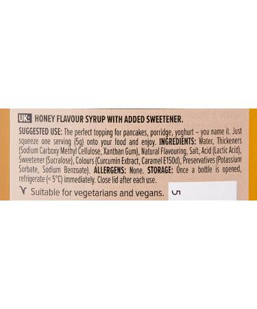 Bulk Sirop Z ro Calorie Sans sucre Sans Sucre Miel 400 ml (Lot de 2) - Buy Online on GoSupps.com