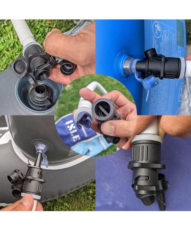 HEYTUR Inflatable Boat SUP Pump Adaptor & Kite/Boston Valve Air Pump Adapter - Multi - Buy Online on GoSupps.com