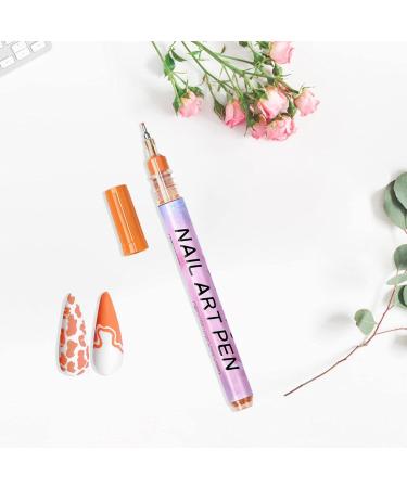 Nail Polish Pens Nail Polish Marker Painting | Drawing Graffiti Handy to Use Choose from 12 10 - Buy Online on GoSupps.com