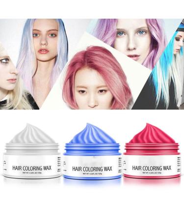 Hair Color Wax Temporary - Unisex Hair Dye Pomades & Styling Clay | 9 Colors for Parties Halloween & Christmas Cosplay - Washable Hair Coloring - Buy Online on GoSupps.com