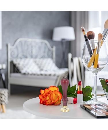 Beavorty Espresso Hand Tamper 1pc Dispensing Plate Tools for Wood Eye Makeup Pressing Seal Stamp Wooden 9x2.4cm Brown - Buy Online on GoSupps.com