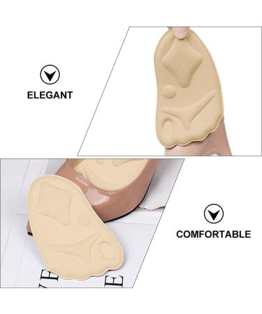 Minkissy 4 Pairs Sponge Forefoot Pad Invisible Insoles Forefoot Heel Cushion Inserts Cushioned Insoles Forefoot Cushioning Pad Foot Gel Pads Half 4d Mesh Stretch Fabric Sole Pad - Buy Online on GoSupps.com
