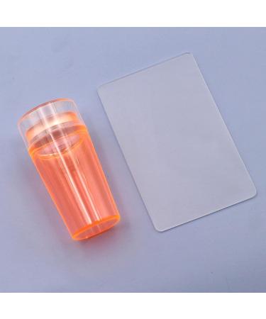 Nail Art Stickers for Women - Fluorescent Blue Silicone Stamp Tool | Party Decor & Manicure Essentials - Buy Online on GoSupps.com