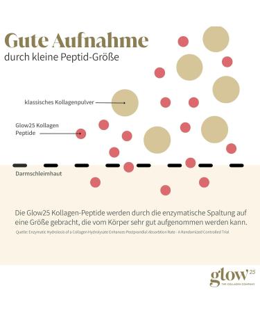 Buy Glow25 Collagen Capsules High Dose 180 Capsules with Hyaluronic Acid & Vitamin C | Premium Collagen Complex for Beautiful Skin | Lab Tested & Made in Germany - Buy Online on GoSupps.com